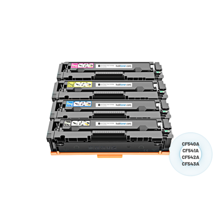 Hp Color Laserjet Pro M281fdn | M281fdw Muadil Toner Seti (CMYK)